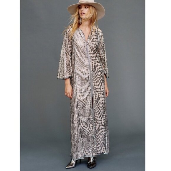 chinese dress ladies Silver Maxi Dress main image 0